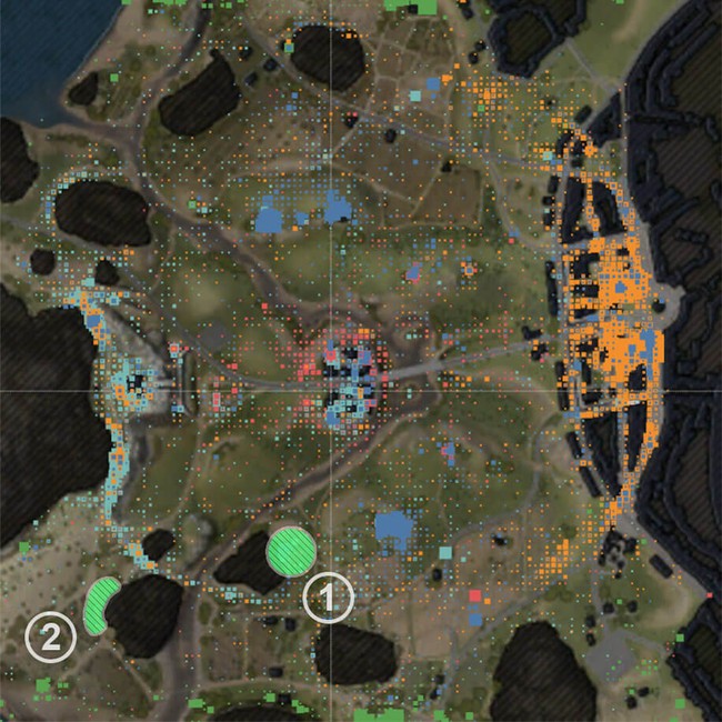 Aquila heat map