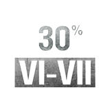 30% discount on all standard vehicles, Tiers VI - VII
