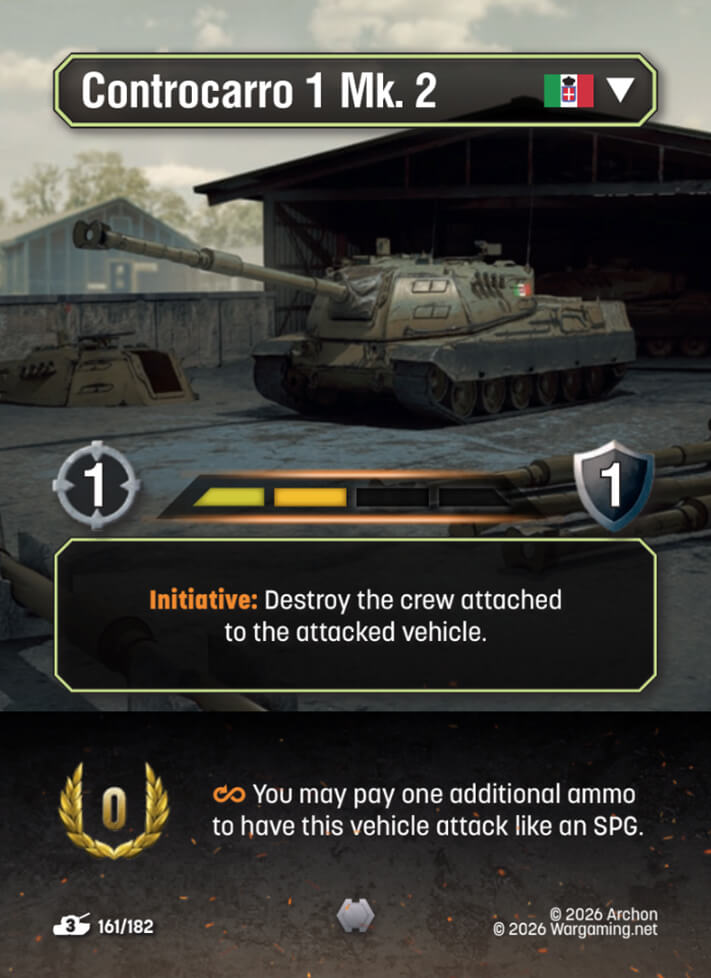 Controcarro 1 Mk. 2 trading card