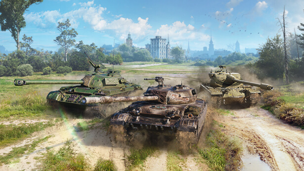 Trois chars parés au combat : le CS-52 LIS, le T-34-3 et ...