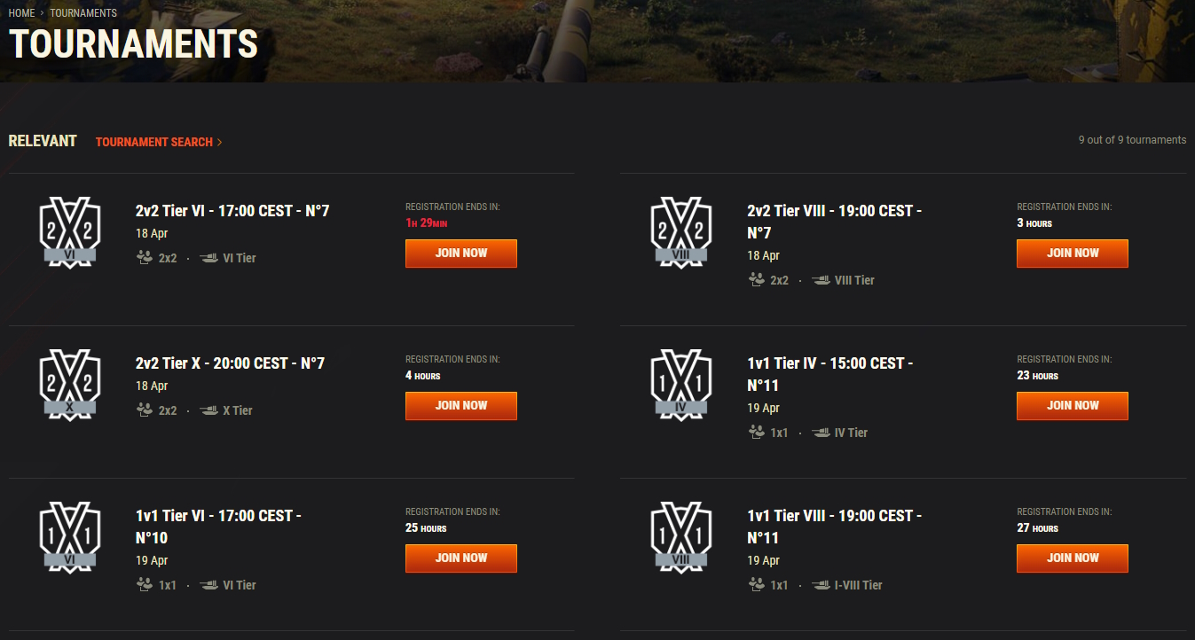 Tournament Guide | Full Guide