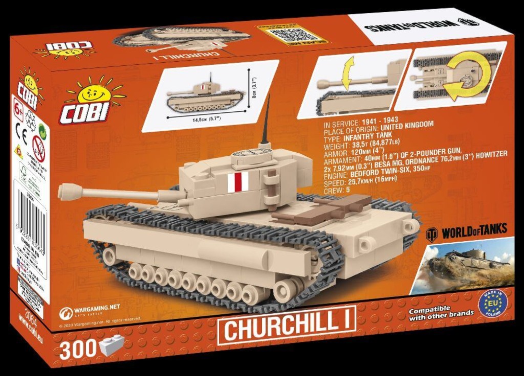 COBI 3040 10th Anniversary World Of Tanks Granite Camo IS-7