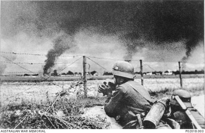 German troops outside Warsaw