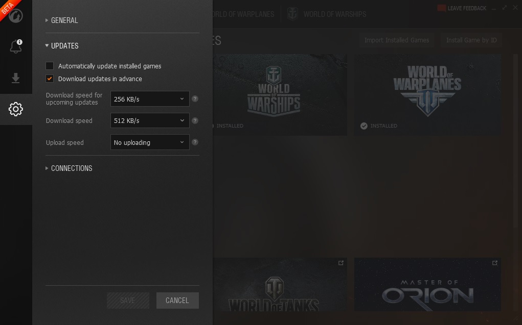 how to download wargaming game center us