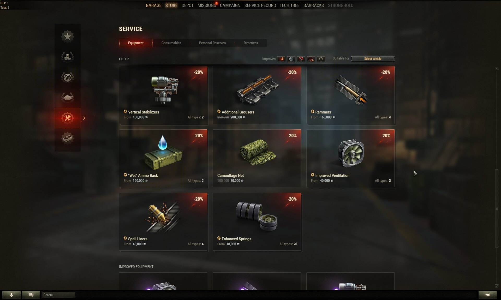 world of tanks buying slots